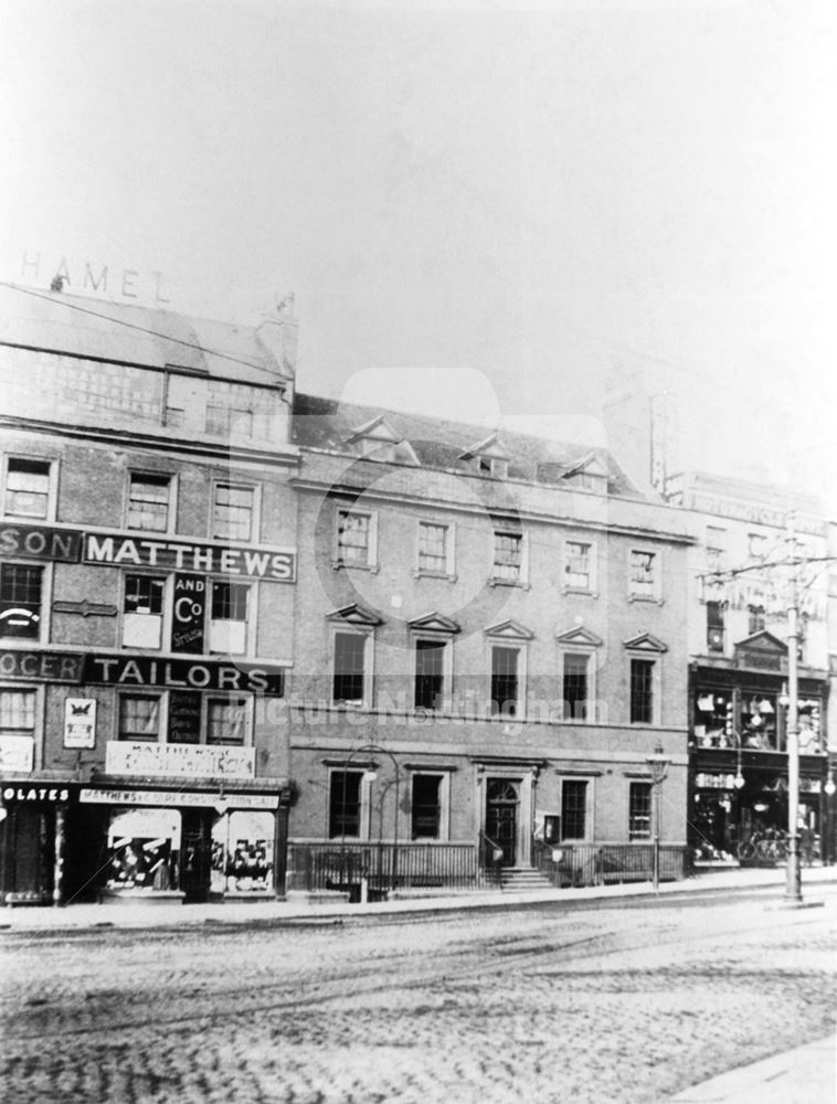 Bromley House -frontage and shops