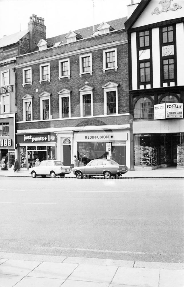 Bromley House -frontage and shops