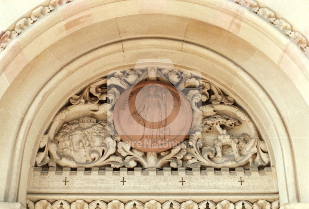 Doorway detail - Nottingham and Nottinghamshire Bank (now National Westminster Bank)