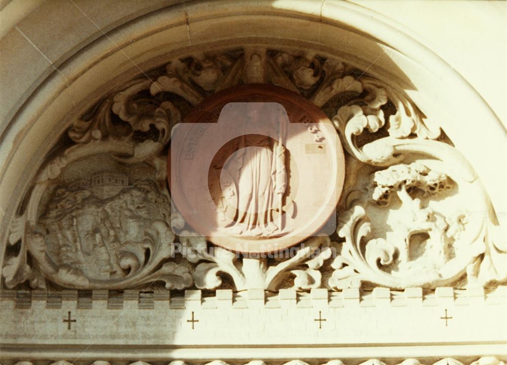 Doorway detail - Nottingham and Nottinghamshire Bank (now National Westminster Bank)