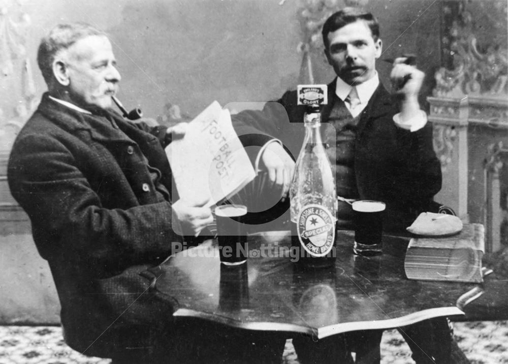 Two gentlemen in a local pub