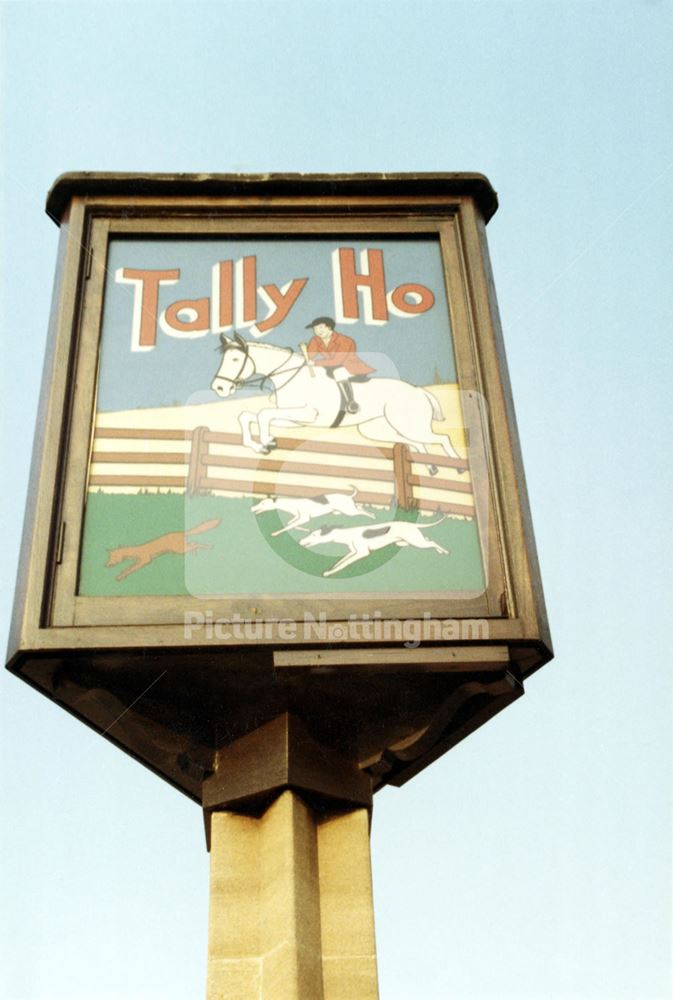 Tally Ho public house -inn sign