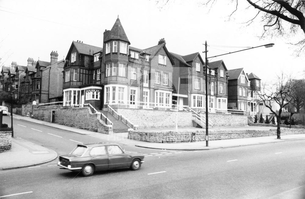 Forest Lodge Hotel, Gregory Boulevard, Hyson Green, Nottingham, 1976