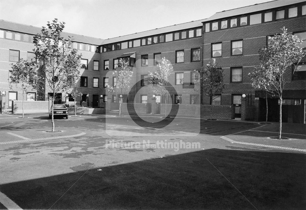 Halifax Place Flats, Lace Market, Nottingham, c 1982