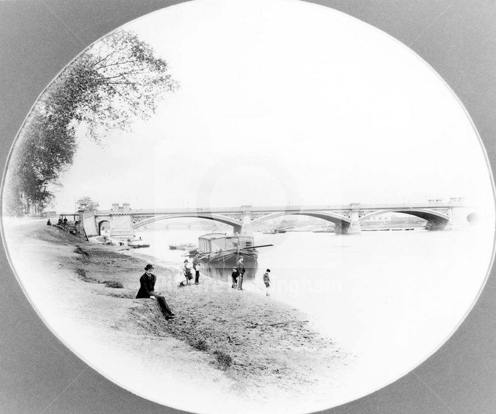 Trent Bridge (before construction of the Victoria Embankment)