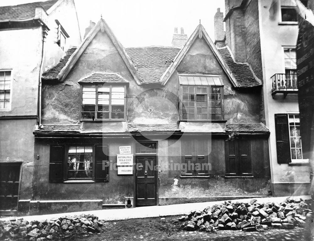 Hutton and Price yarn agents premises, and Winfield Bros. warehouse, High Pavement