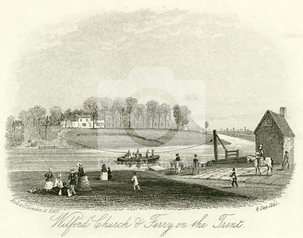 Wilford Church and Ferry on the River Trent