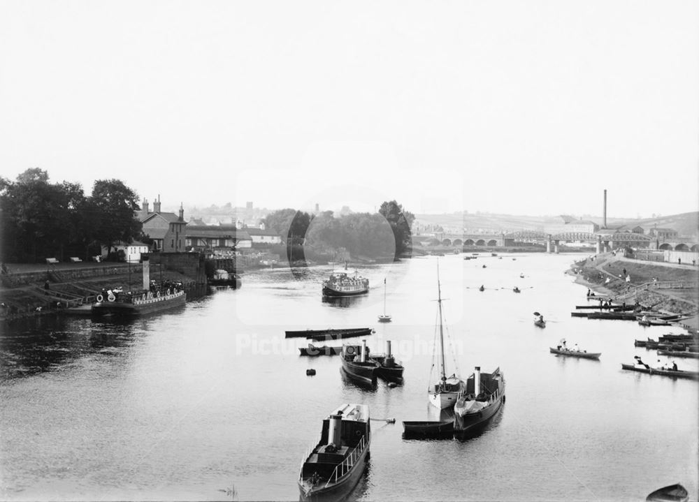 East view from Trent Bridge