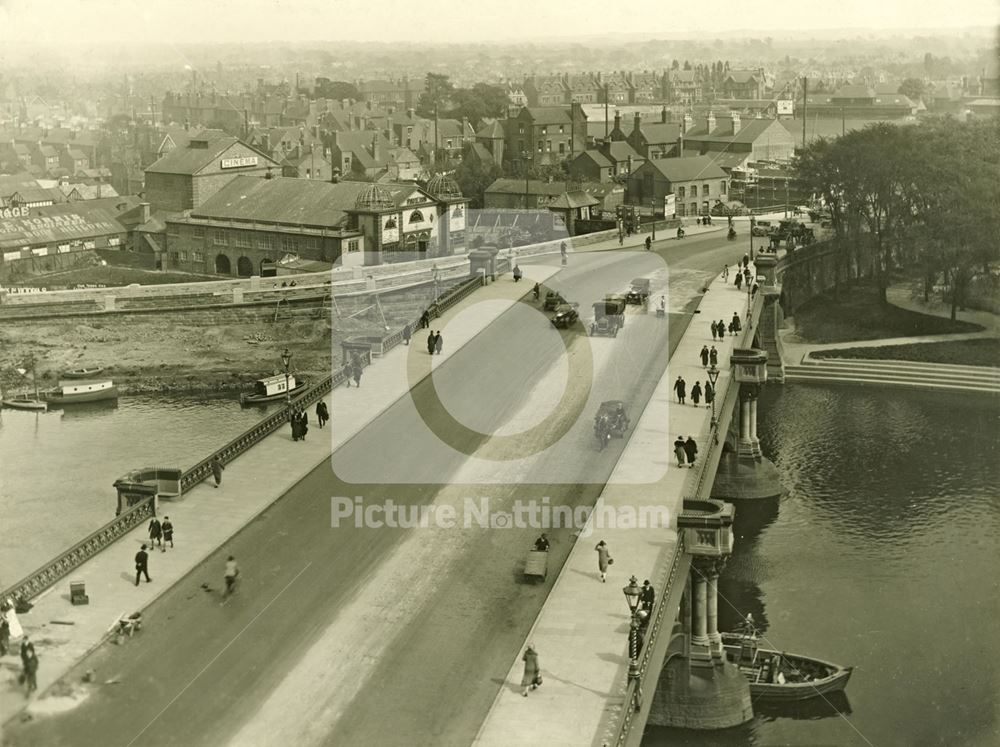 Trent Bridge from the Town Arms, after widening