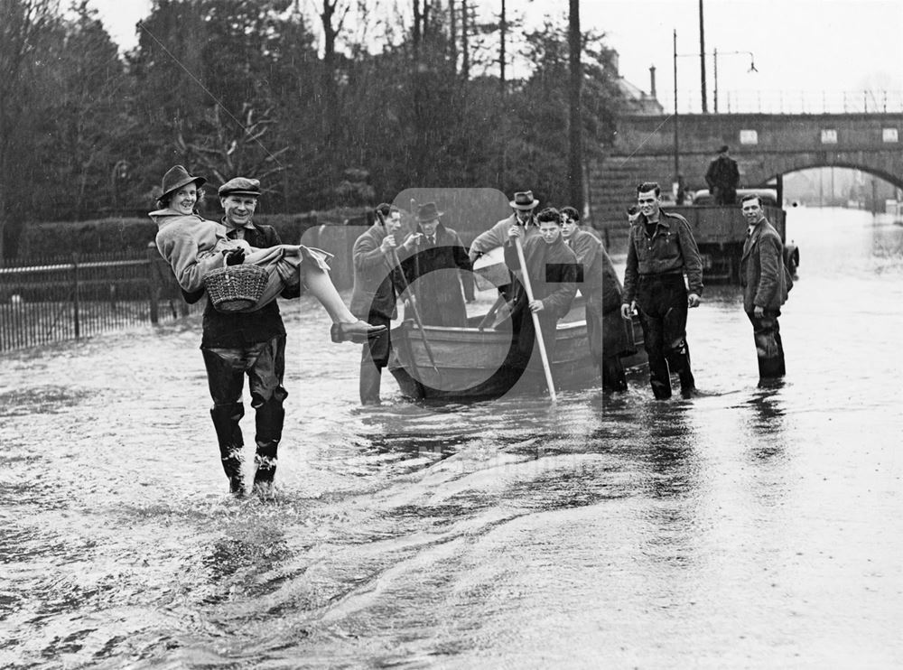 Floods, River Trent, 1947