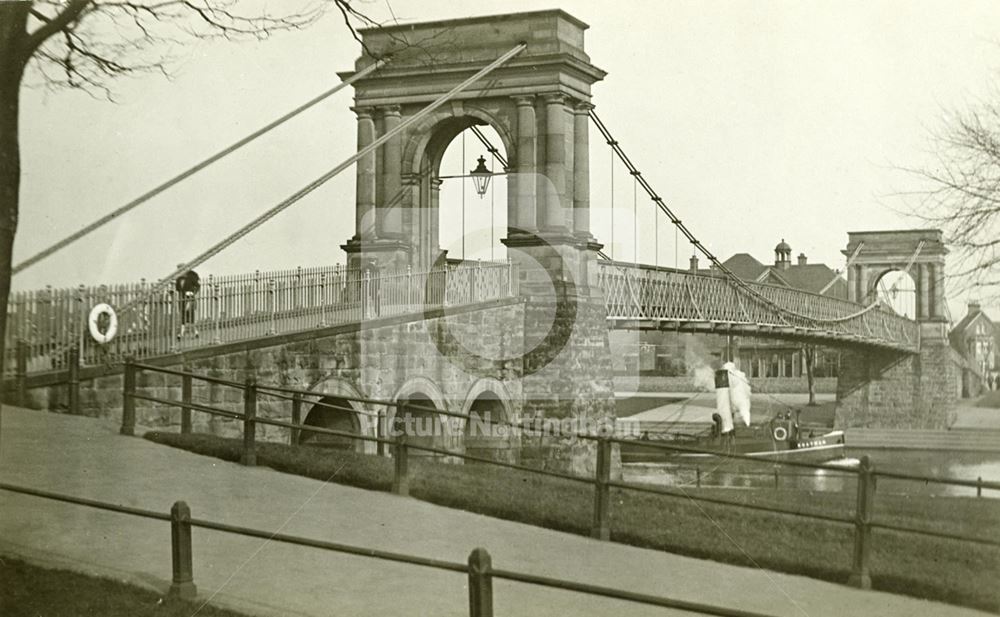 Suspension Bridge, River Trent