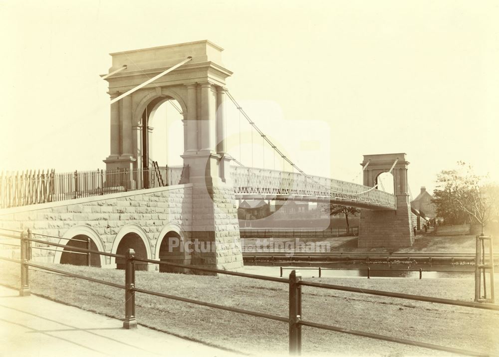 Suspension Bridge, River Trent