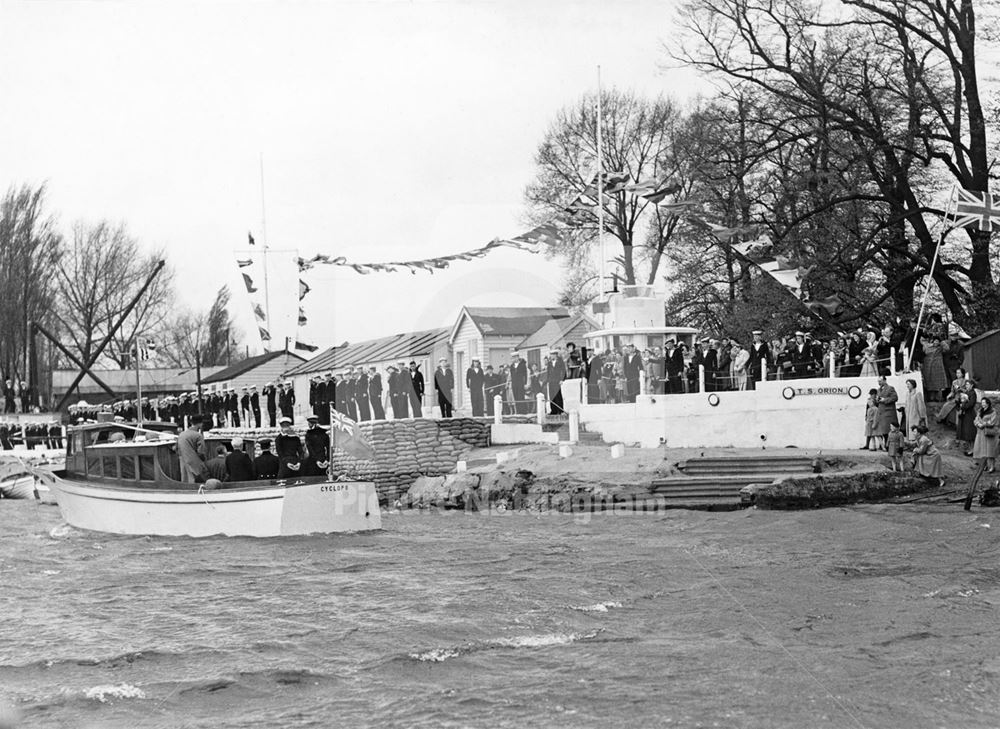 Official opening of Holme sluices