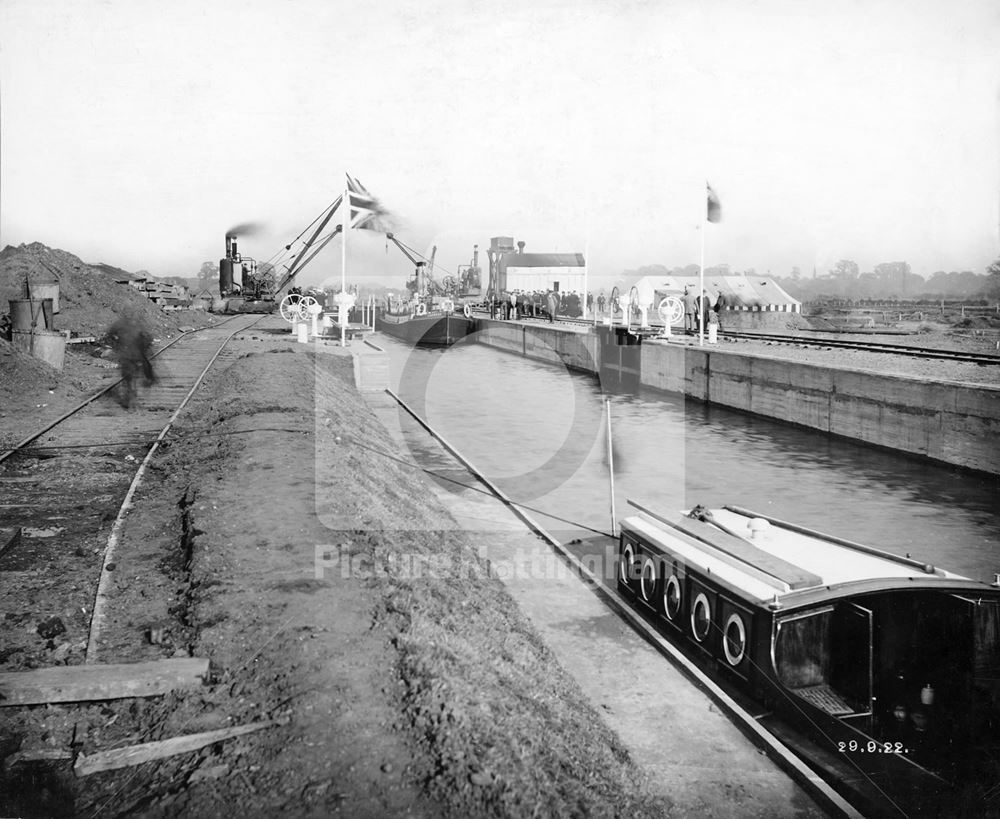 Official opening of Holme lock