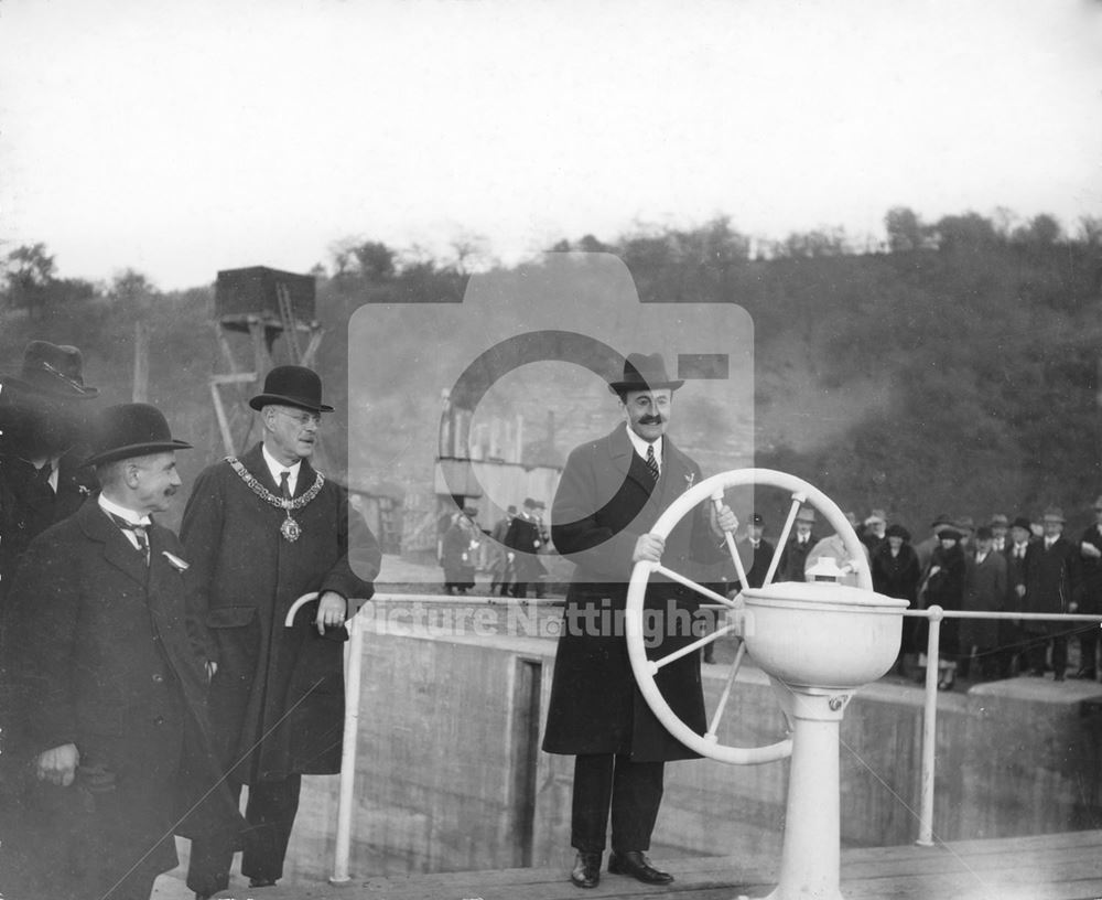 Opening of Stoke Bardolph lock