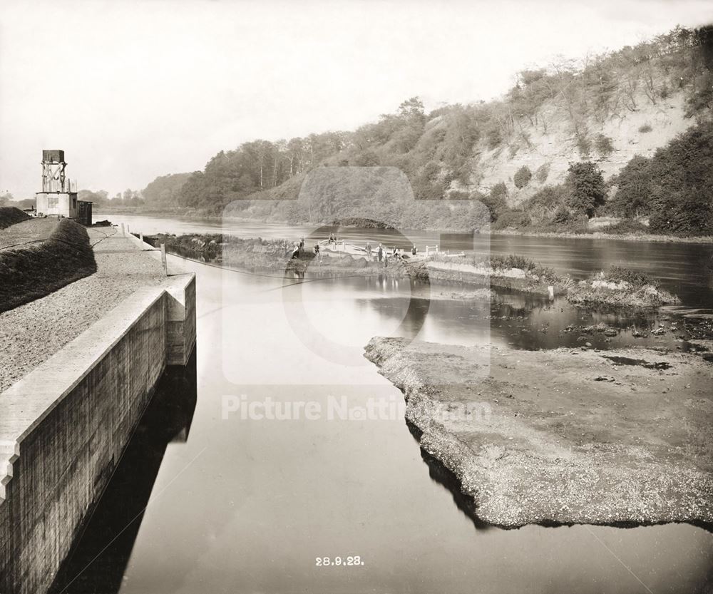 Construction of Stoke Bardolph lock