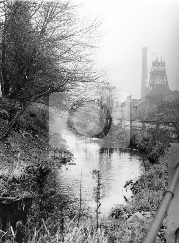 Radford Colliery, seen from the River Leen