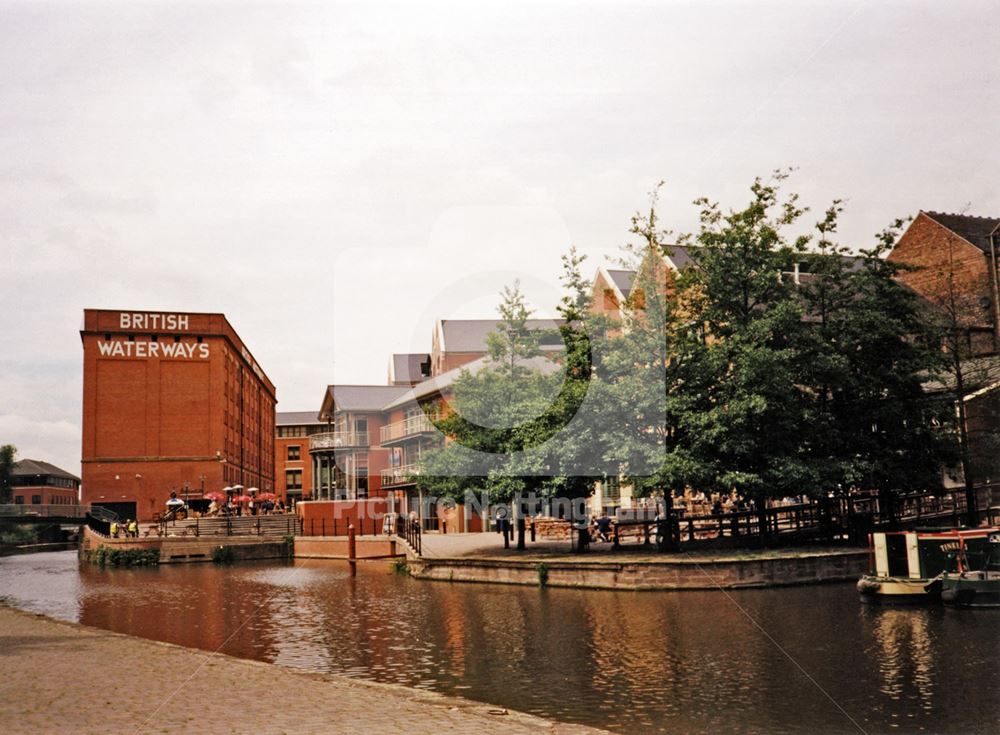 British Waterways building and canalside cafes