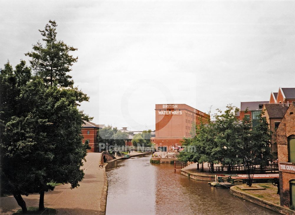 British Waterways building and canalside cafes