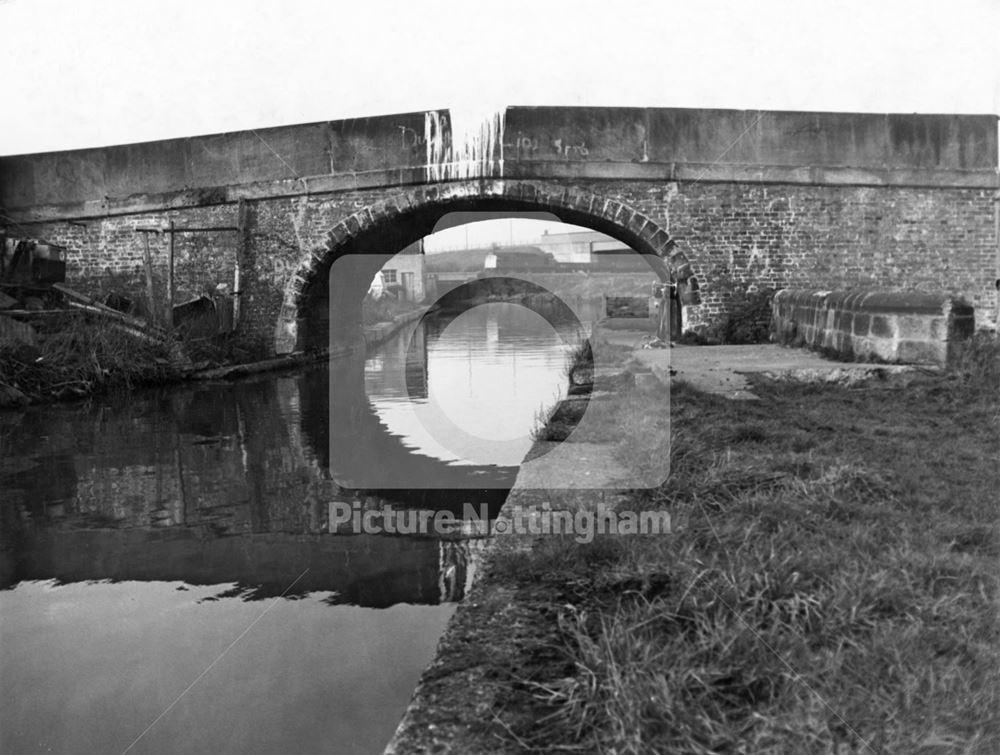 Chain Lane Bridge on the Beeston Canal looking NE