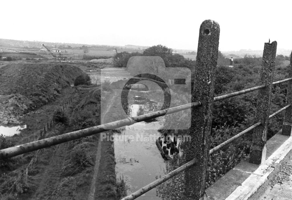 Derelict remains of the Nottingham Canal, Awsworth