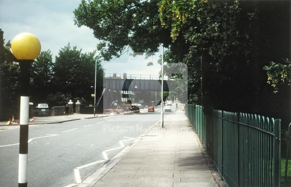 Old LMS Railway Bridge shortly before demolition