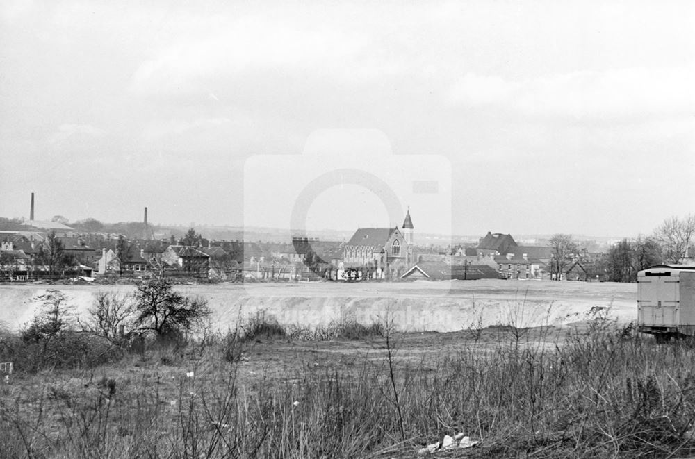 Bulwell viewed from Highbury Road