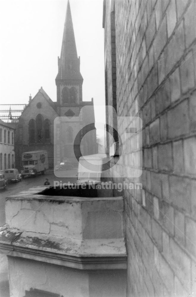 St Matthew's Church, Talbot Street, Nottingham, c 1956