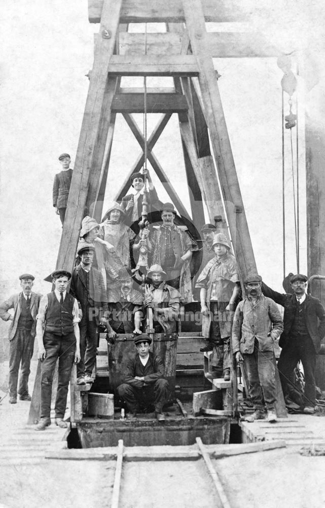 Sinking the Pit Shaft for Rufford Colliery, Rainworth, 1911-13