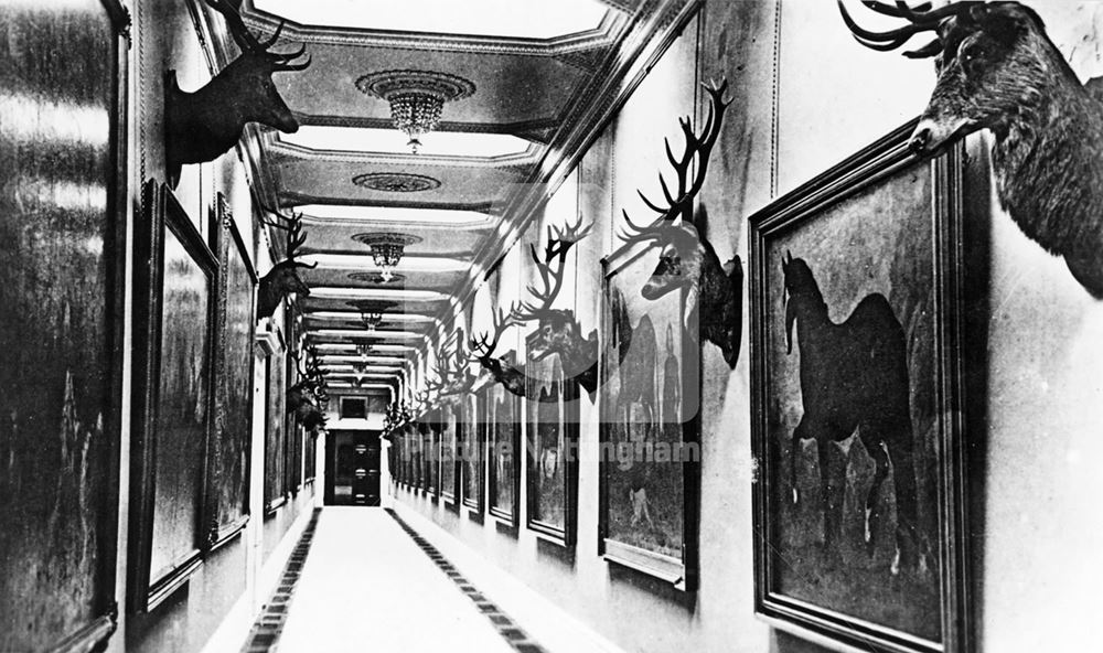 Underground Corridor, Welbeck Abbey, c 1900