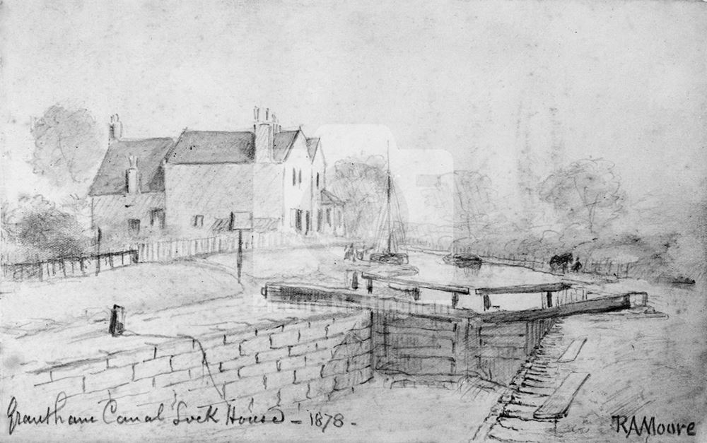 Grantham Canal Locks and Lock House