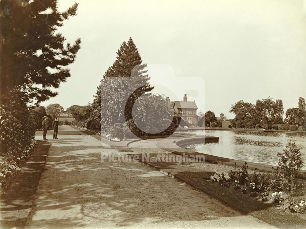 Papplewick Pumping Station gate house and reservoir