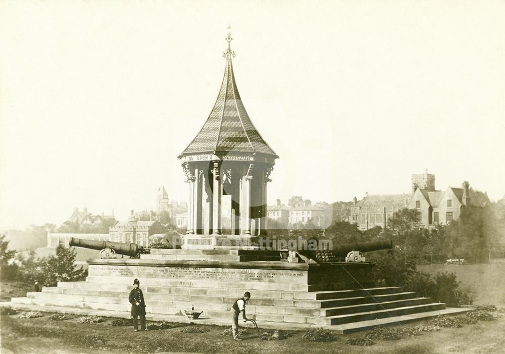 Chinese Bell and Crimean Cannons - Nottingham Arboretum