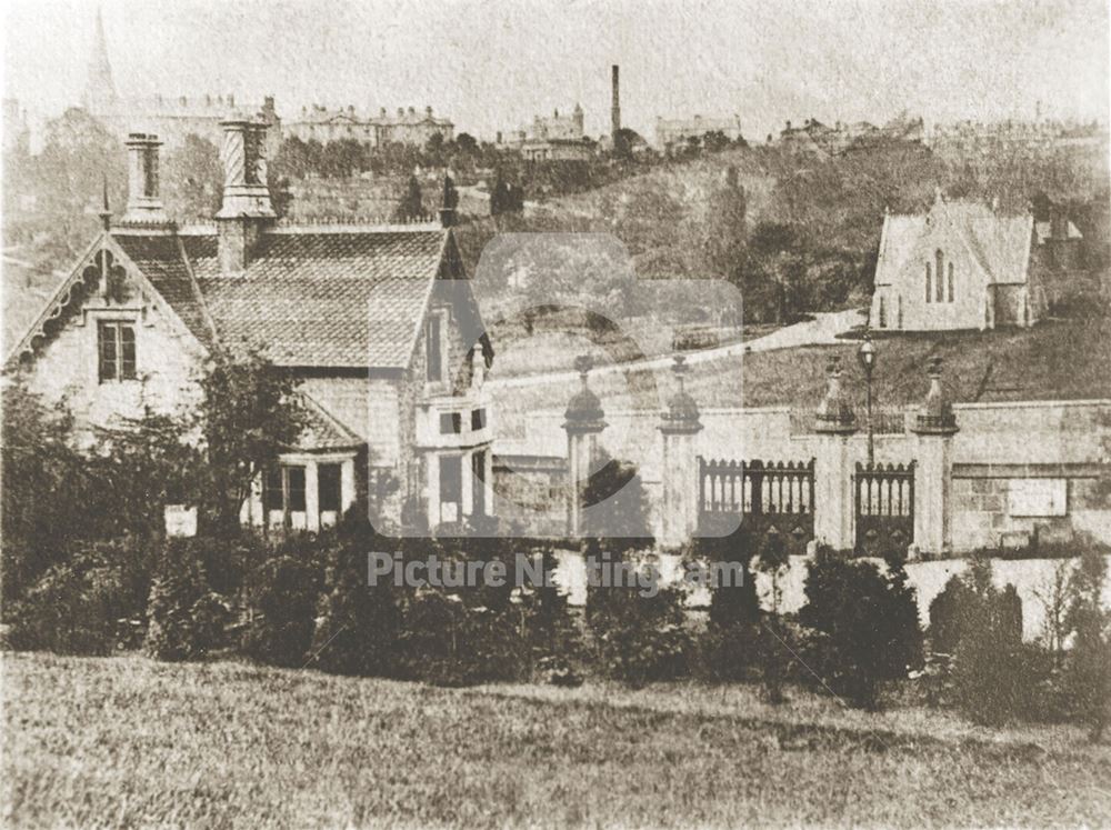 Arboretum, West entrance and Lodge