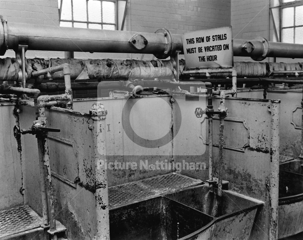 Muskham Street Public Wash House (laundry) - Sinks for washing clothes by hand