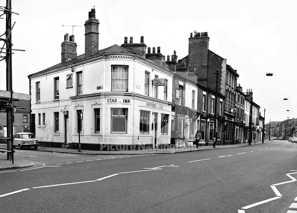 Junction of Arkwright Street and Waterway Street