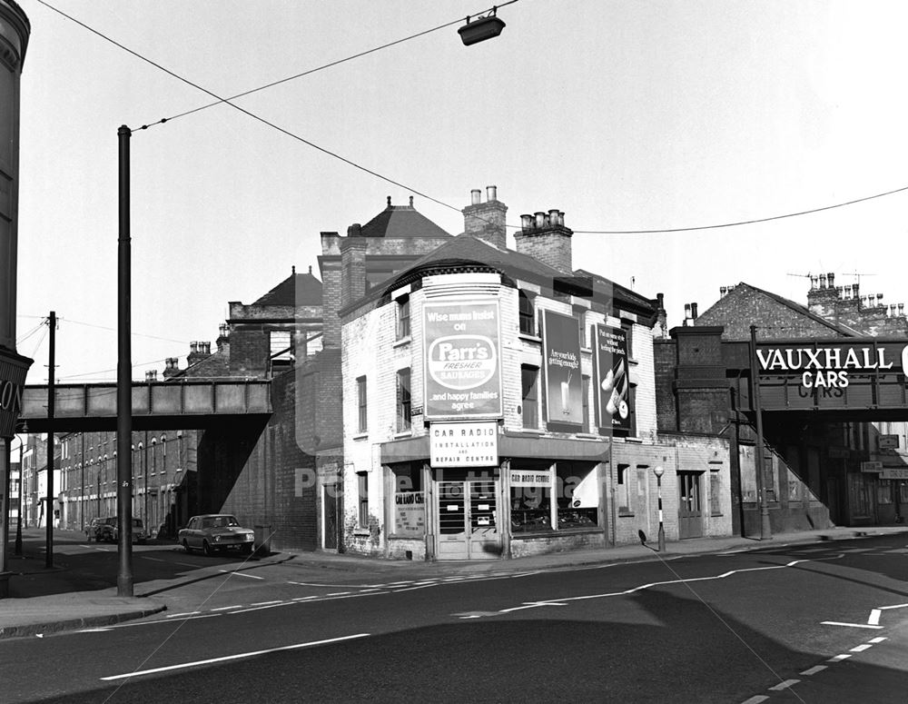 Junction of Waterway Street and Arkwright Street