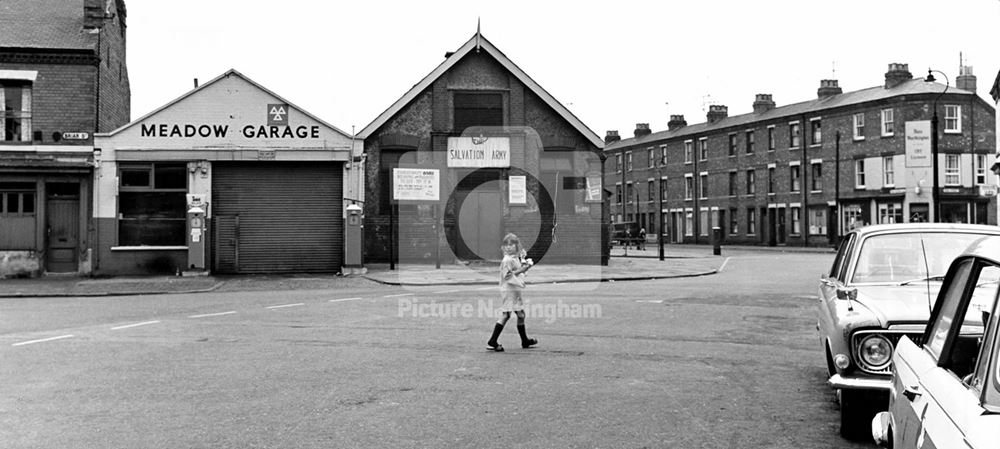 Corner of Kings Meadow Road, Briar Street and Hawthorn Street