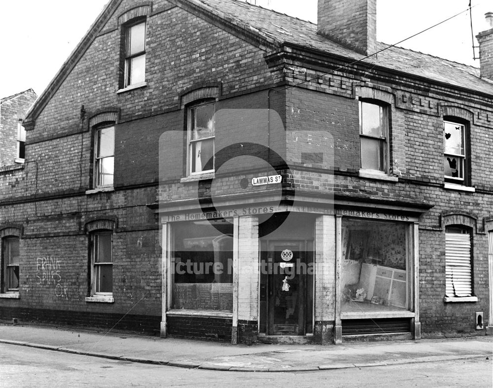 Lammas Street - Waterway Street corner, prior to demolition