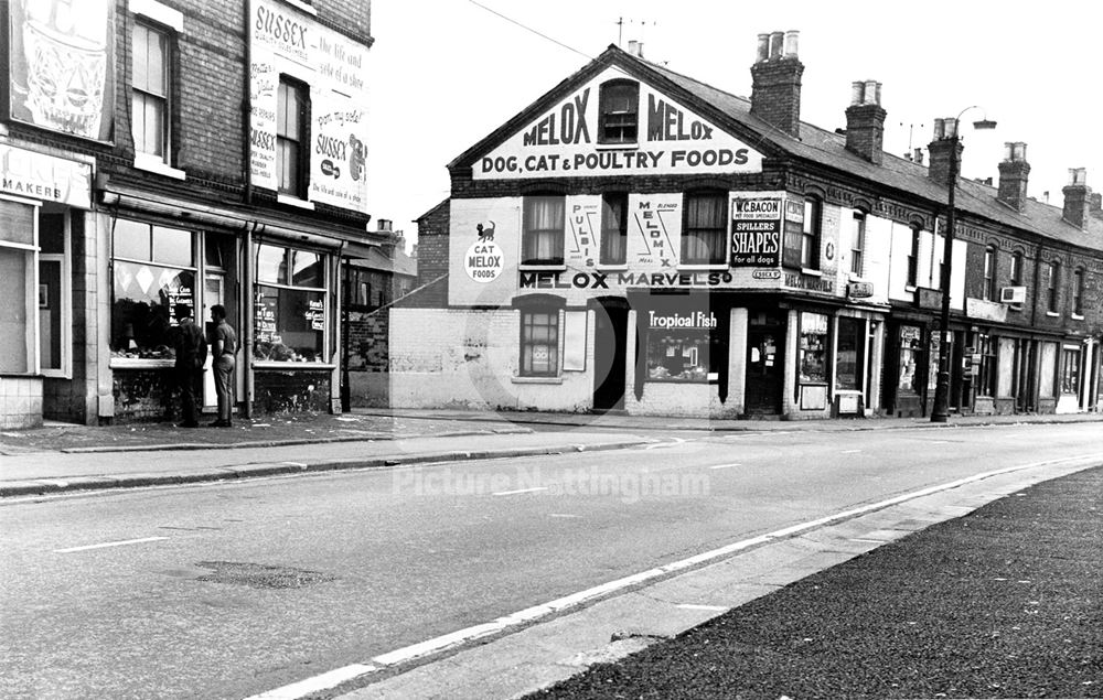 Shops at the Wilford Road - Essex Street junction