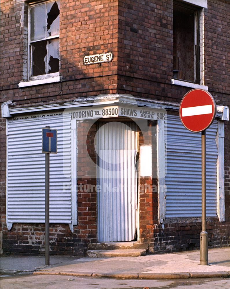 Junction of Eugene Street and Crocus Street