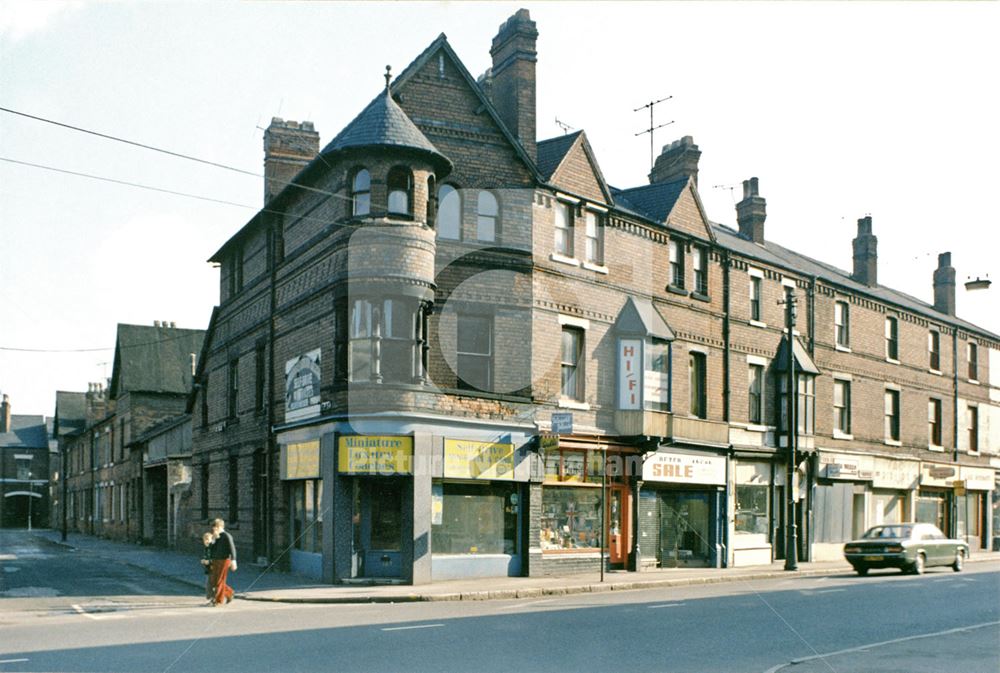 Junction of Arkwright Street and Atlas Street