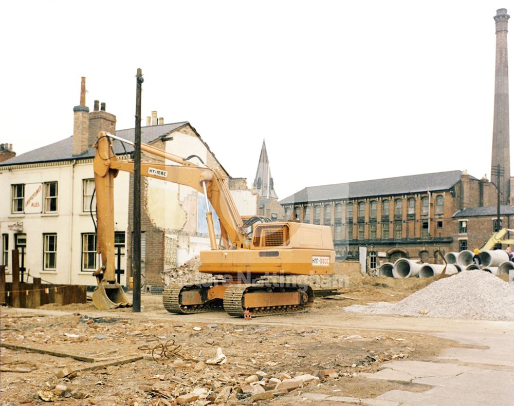 Demolition of Miller's Arms, Agnes Street