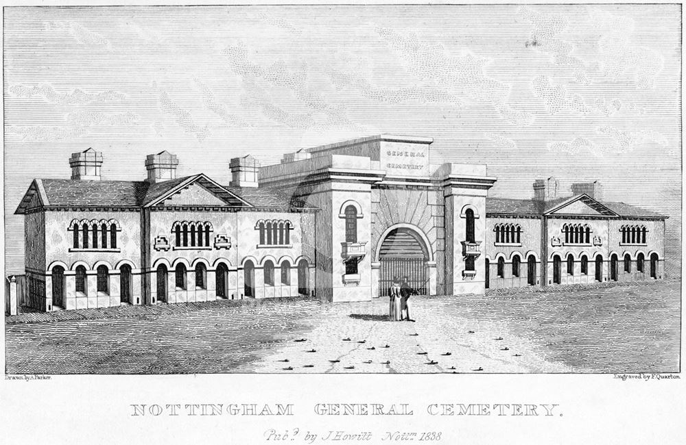 Canning Terrace - Cemetery Gateway and almshouses 1838 (minus clock tower on roof)