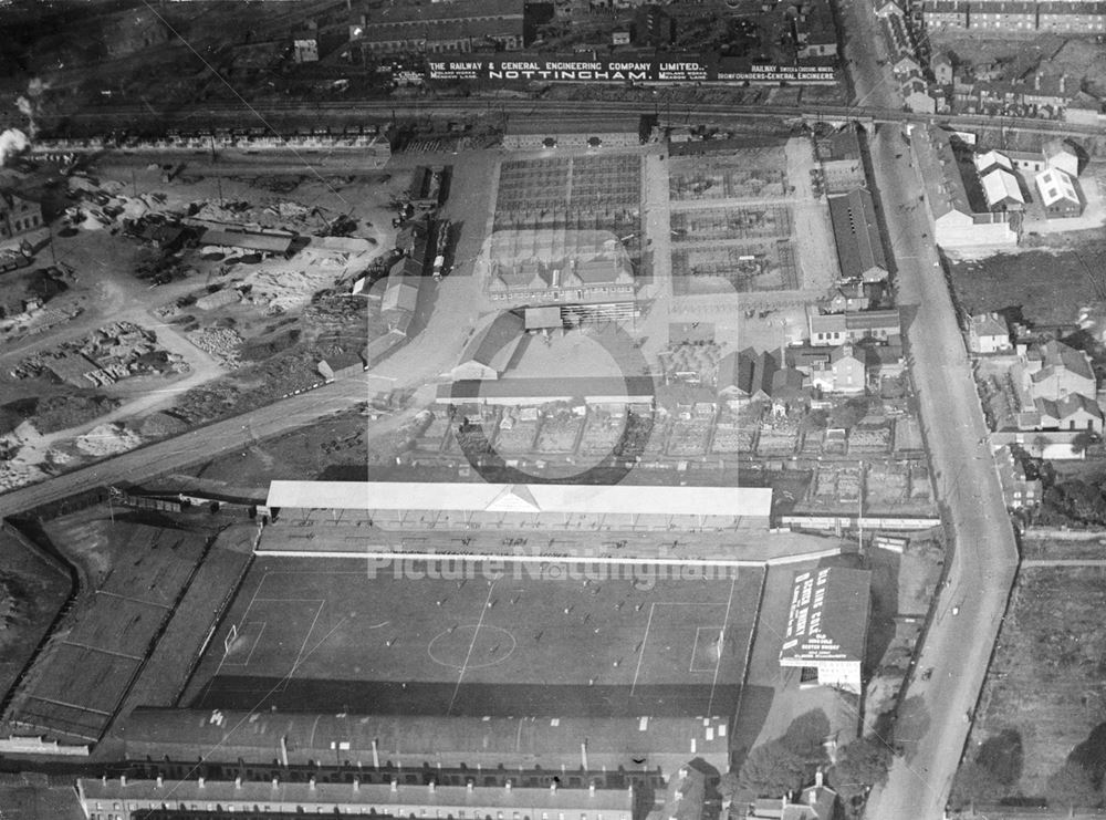 Notts County Football Club, Meadow Lane, c 1927