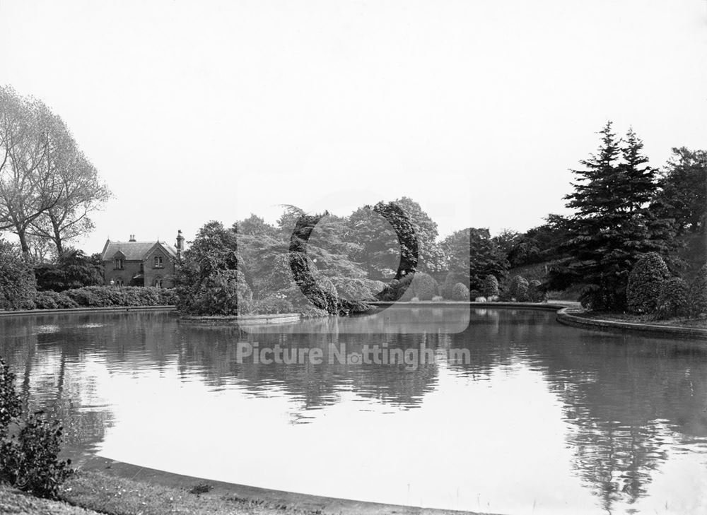 Reservior at Bestwood Pumping Station, Bestwood, Nottingham, c 1914