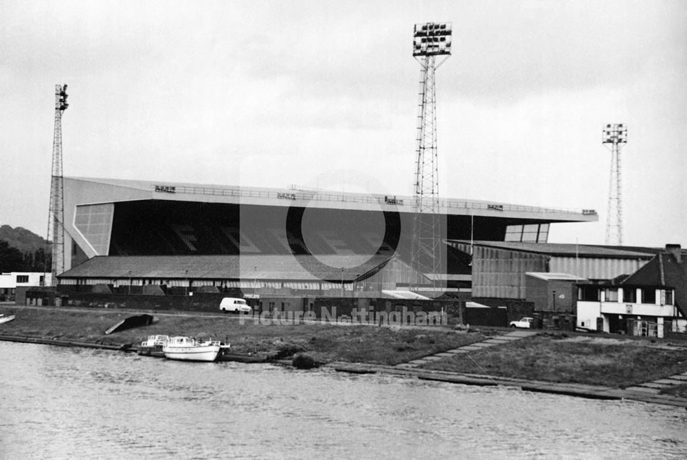 Nottingham Forest Football Club from the River Trent