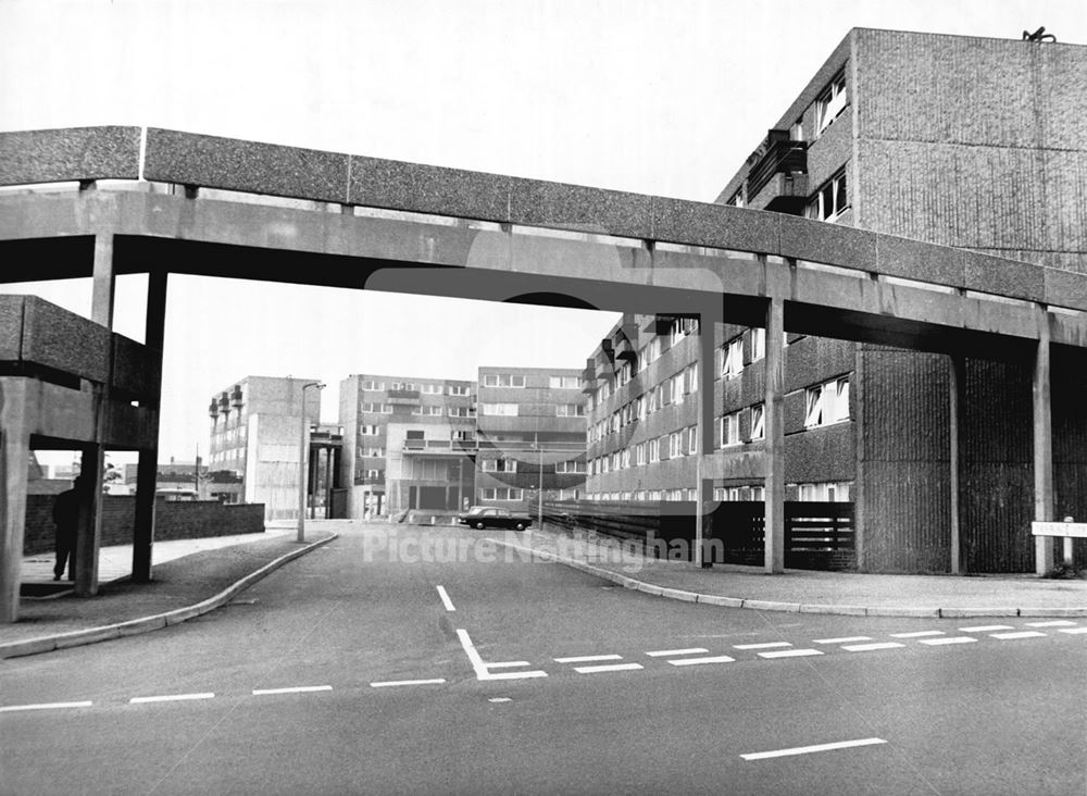 Hyson Green Flats, Terrace Street, Hyson Green, Nottingham, 1973