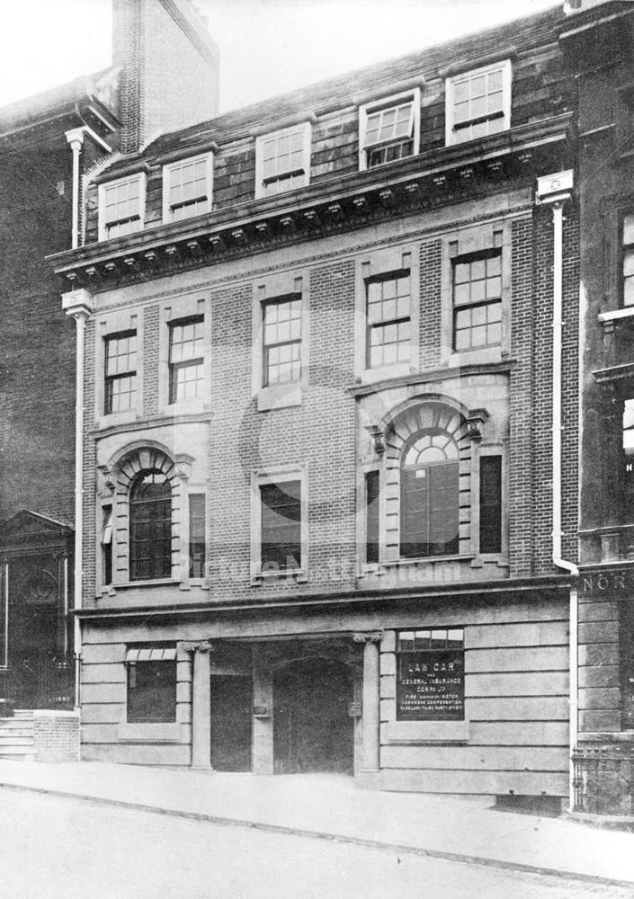 Front of an Edwardian Office development, 'New Square', Low Pavement