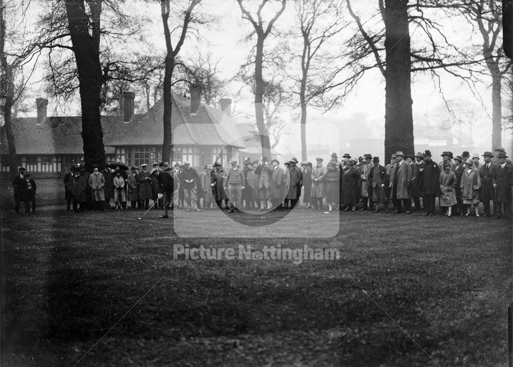 Wollaton Golf Links (opening ceremony ?)